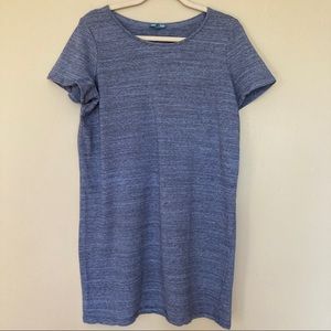 FLEUR BLEUE Blue Heather Tunic EUC